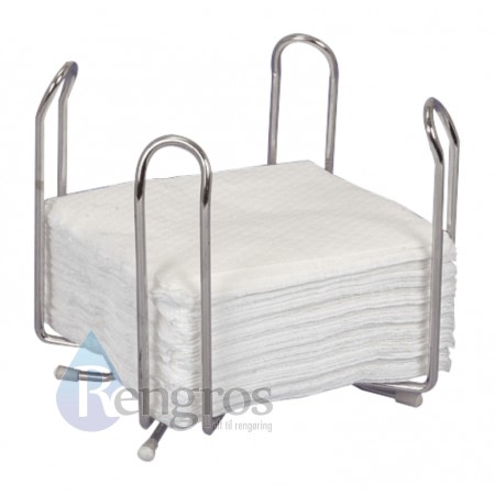 Holdertilkaffeserviet14foldkrom24x24cm-30