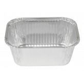 Alu-form, med rullekant, aluminium, 250 ml.
