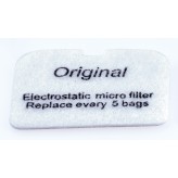 Udblæsningsfilter til Nilfisk GD 5 & GD 10