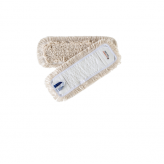 Bomulds mopgarn, gulvmoppe, 40 cm. m/lommer